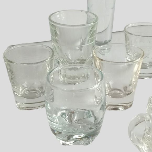 9 Piece Collection of Vintage Shot Glasses - Picture 2 of 11
